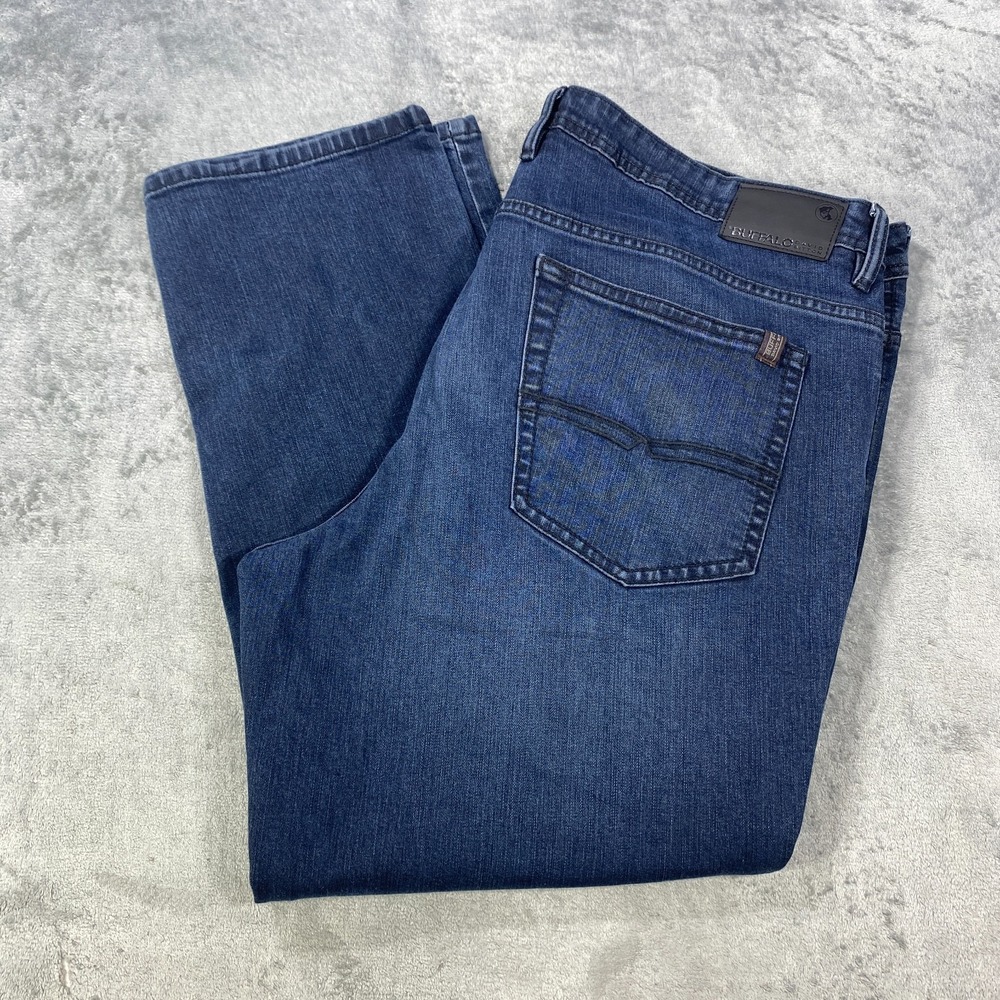 David Buffalo Jackson Slim Straight Jeans Mens 40x29 (Fits 40x27) Stretch Denim
